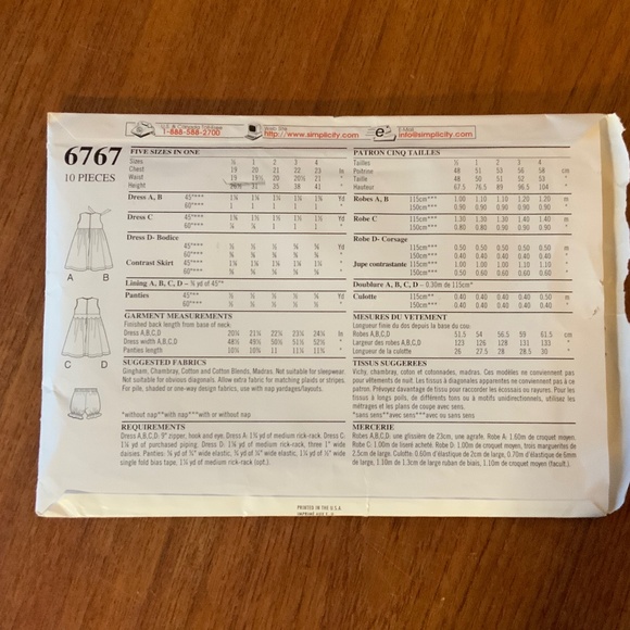 2 PATTERNS - Simplicity and New Look for Babies and Toddlers - Picture 5 of 7